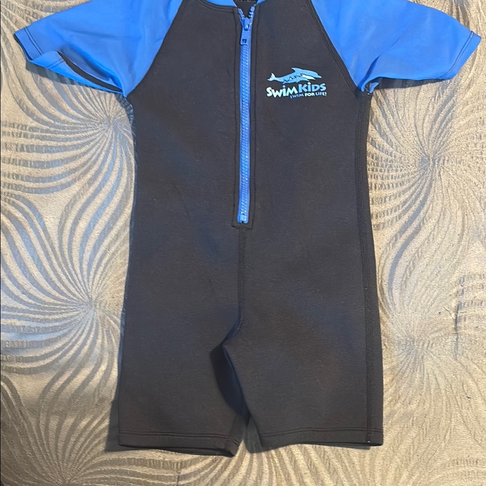 Blue and Black Wetsuit